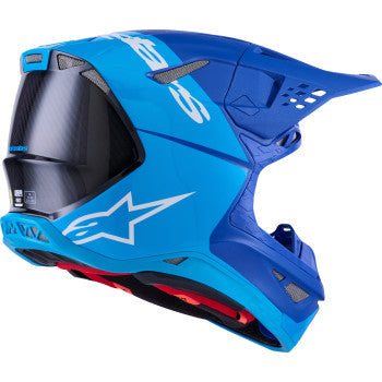 ALPINESTARS Supertech M10 Helmet - Flood - MIPS® - Blue/Black Carbon - XL 8301023-7282-XL