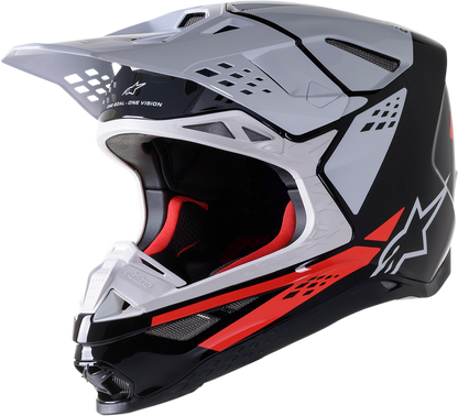 ALPINESTARS Supertech M8 Helmet - Factory - Black/White/Red - XL 8302922-1233-XL