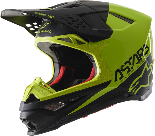 ALPINESTARS Supertech M8 Helmet - Echo - MIPS® - Black/Yellow - XL 8302621-1158-XL