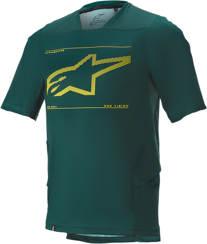 ALPINESTARS Drop 6.0 Jersey - Short-Sleeve - Green - Large 1766320-7170-LG