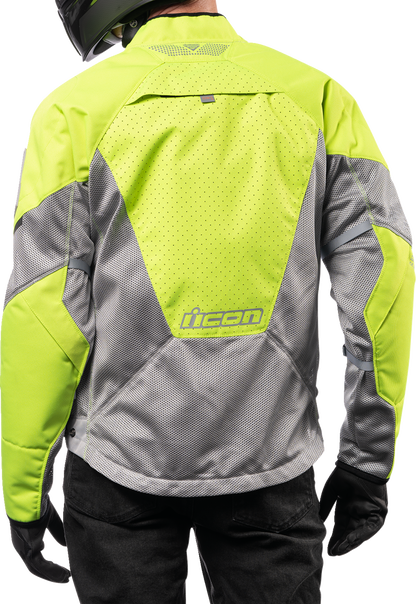 ICON Mesh AF™ Jacket - Gray/Hi-Vis - Small 2820-5944