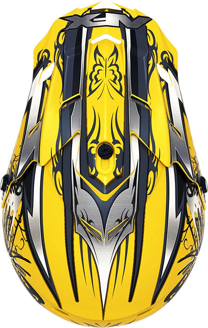 AFX FX-17 Helmet - Butterfly - Matte Yellow - XL 0110-7135