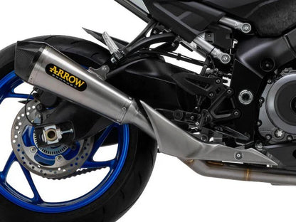71938XK Arrow SX-Kone Slip-on Exhaust, Nichrome for Suzuki GSX-S1000 21 -24 /GX 2024