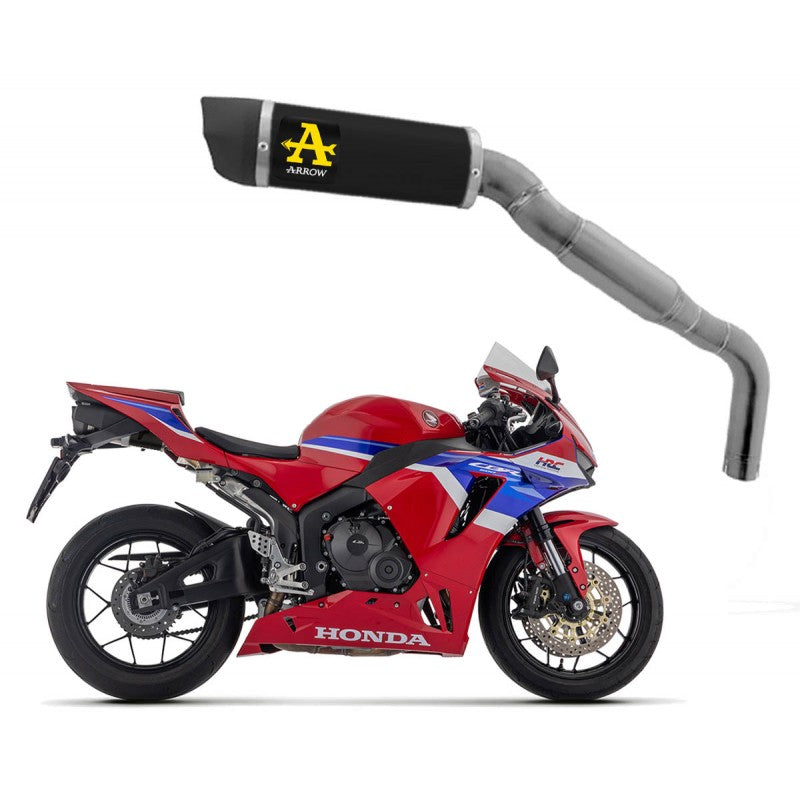 IN STOCK  fire sale   71971AKN Arrow Indy Race Exhaust, Aluminum Dark  for Honda CBR600RR 24-25