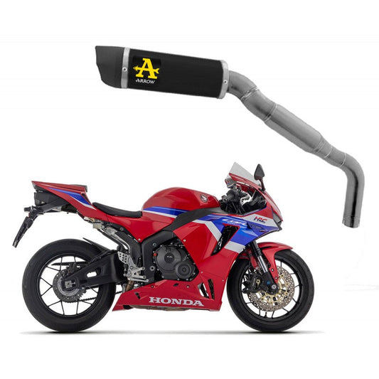 IN STOCK  fire sale   71971AKN Arrow Indy Race Exhaust, Aluminum Dark  for Honda CBR600RR 24-25