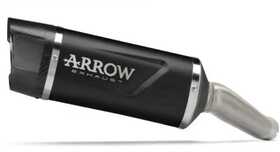 Arrow Exhaust Indy Race EVO Exhaust, Aluminum Dark for Yamaha Tenere 700 '25-  72660akn