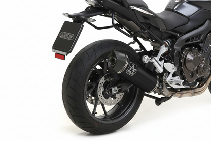 71925AKN  Arrow Maxi Race-Tech Slip-on Exhaust, Aluminum Dark for BMW R1250R/RS 19-20