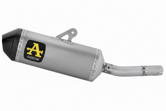 Arrow  Yamaha Tenere 700 2021/2025 E5 / E5+ Explorer Aluminium Dark Exhaust - 72695akn