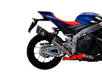 Arrow Aprilia TUONO/Rsv4 1100 Factory 21-24 Titanium Link Pipe+Titanium Dark Pista Silencer With Carbon End Cap And Db Killer 71003ptn