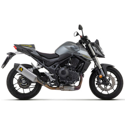 71003VA  Arrow Veloce Racing Slip-on Exhaust, Aluminum for Honda CB750 Hornet 23-25