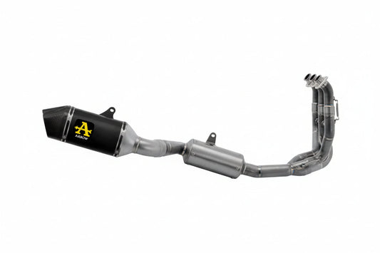 Arrow Exhaust  Veloce Full Exhaust, Aluminum Dark for Triumph Tiger 660 22-24 71504VAN