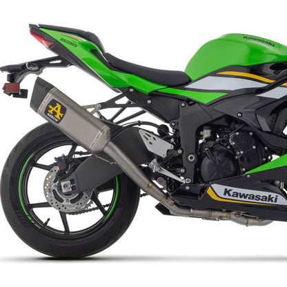 71208PTZ Arrow full Exhaust COMPETITION PISTA  Titanium  STEEL COLLECTORS for ZX-6R 636 2024-25