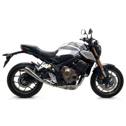 71217PR  Arrow Pro-Race Slip-on Exhaust, Titanium for Honda CB650R/CBR650R 19-23