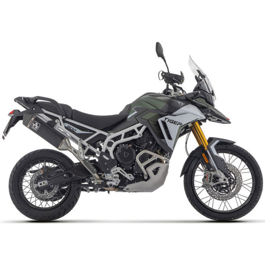 IN STOCK 72506VAN Arrow Veloce Homol Slip-on Exhaust, Aluminum Dark for Triumph Tiger 900 24-25