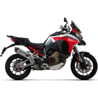 72501vl Arrow Ducati Multistrada V4 1100 21-24 Veloce Titanium Exhaust With Carby End Cap