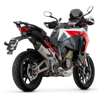 72501vl Arrow Ducati Multistrada V4 1100 21-24 Veloce Titanium Exhaust With Carby End Cap