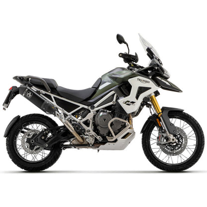 IN STOCK 72506VAN Arrow Veloce Homol Slip-on Exhaust, Aluminum Dark for Triumph Tiger 900 24-25