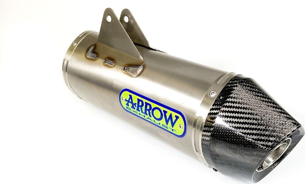 IN STOCK OPEN BOX Arrow KTM 690 SMC/ENDURO R LC4 9-24  Race-Tech Titanium Slip On With Carbon End Cap 72624pk