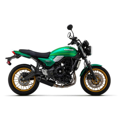 Open box 74510RBNW Arrow Rebel Full System Nichrome Dark Exhaust Kawasaki Z650RS 2022-2024 Rear cap in aluminium polish&nbsp;