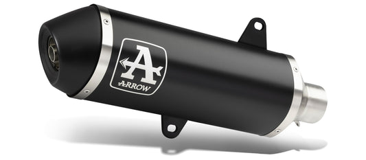 Arrow Honda Adv 350 '22 Homologated Complete System With St.Steel Link Pipe And Dark Aluminum Urban Silencer 53546ann