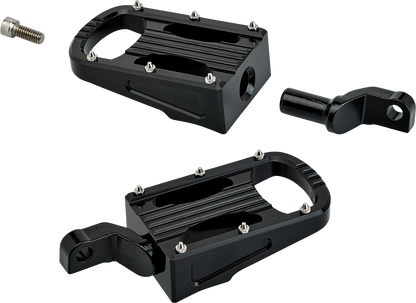 BILTWELL XL Step Footpegs - Black 7006-203-02