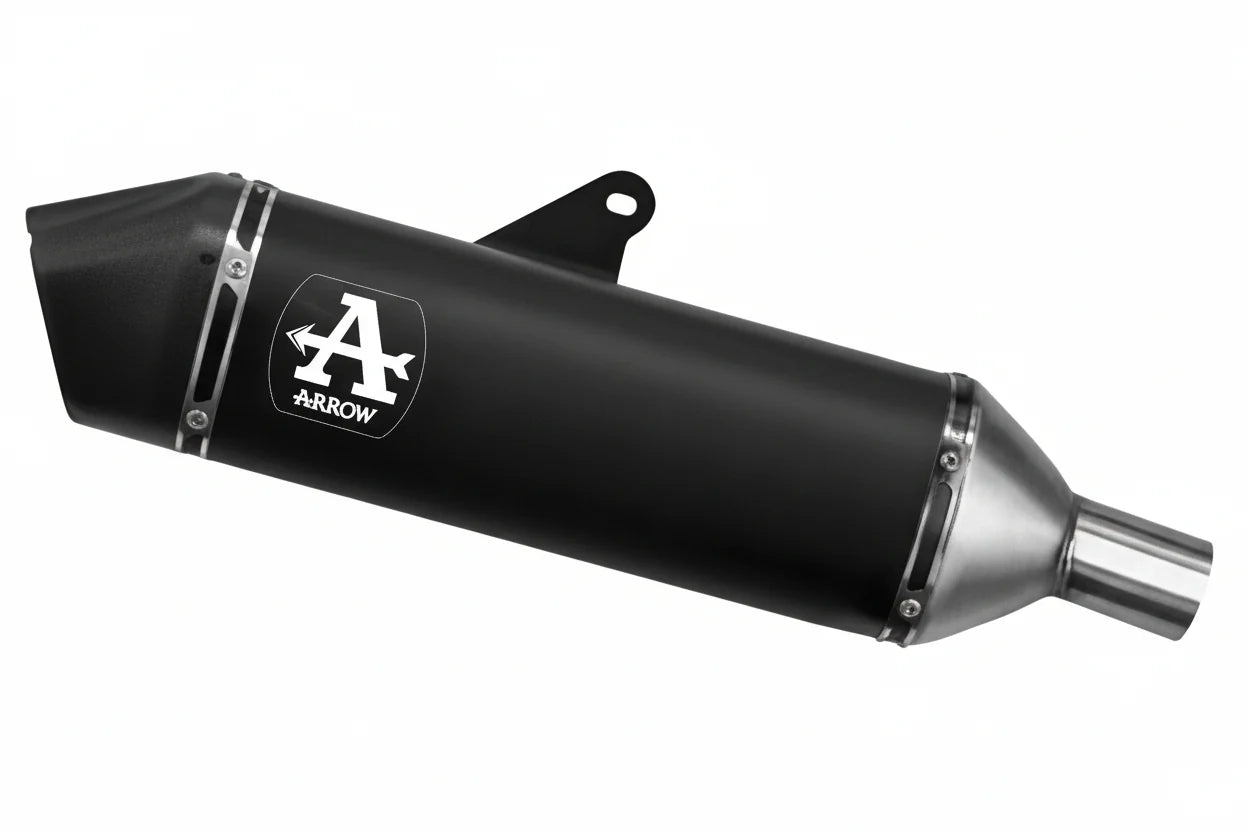 IN STOCK 72506VAN Arrow Veloce Homol Slip-on Exhaust, Aluminum Dark for Triumph Tiger 900 24-25