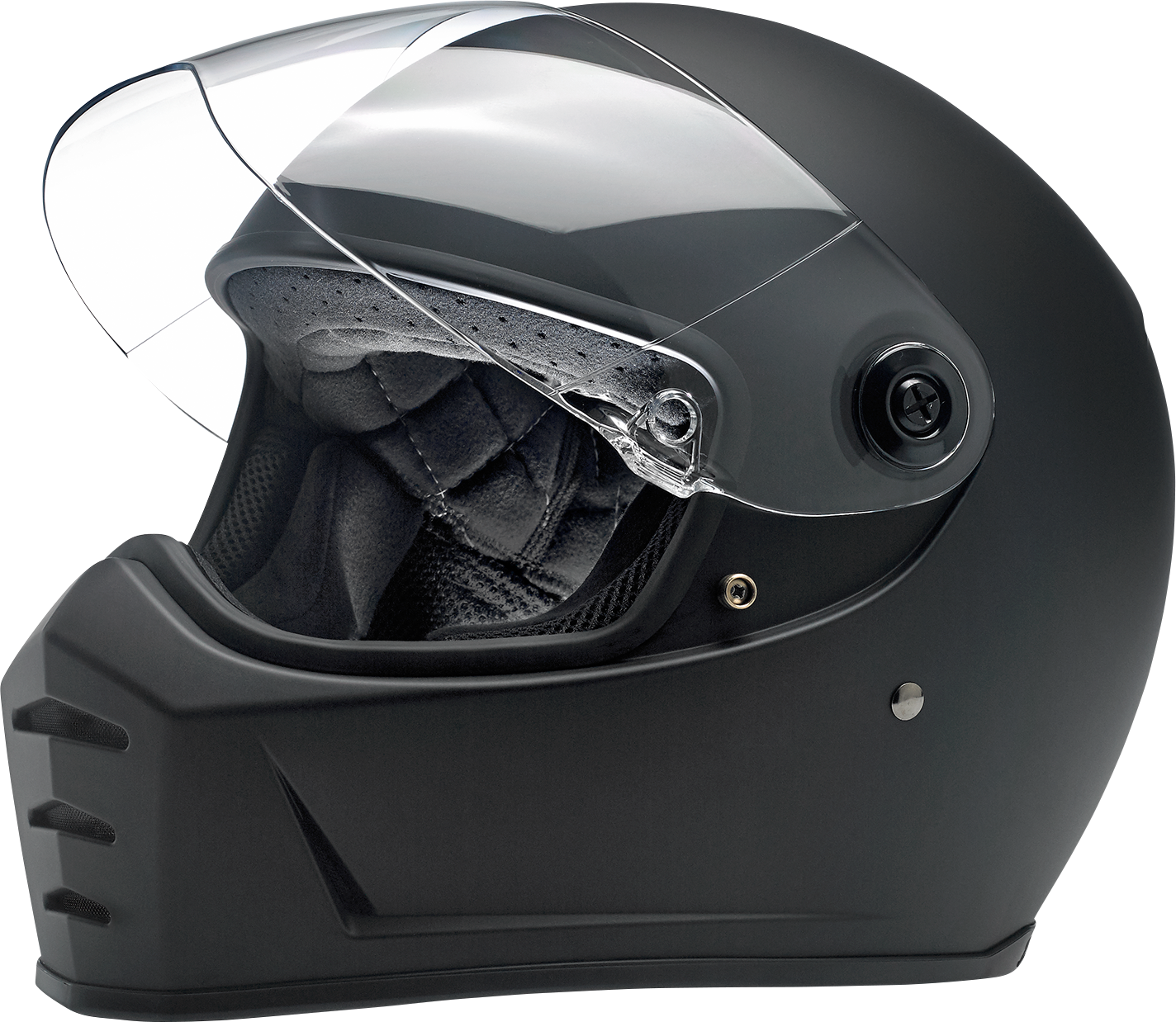 BILTWELL Lane Splitter Helmet - Flat Black - Medium 1004-201-103