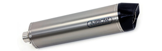Arrow Ktm 1190 Adventure R'13 Homologated Tita Nium Maxi Race-Tech Silencer With Carbon End Cap For Original And Arrow Collector 71809pk