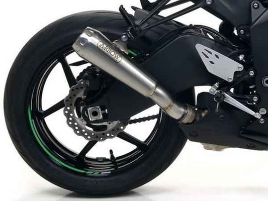 Arrow Pro-Race Slip-on Exhaust Nichrome with Steel End Cap ZX-6R 636 2009-2025 2026  71898PRI