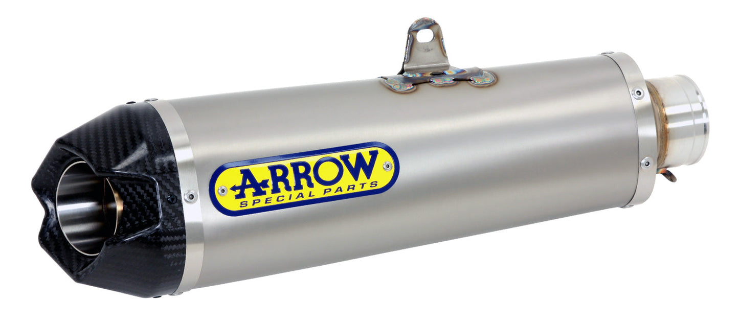 Arrow Benelli 502c '19/20 Homologated Works Titanium Exh. With Welded Linkpipe And Carby Endcap For Original Or Arrow Group 71909pk
