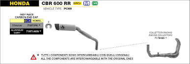 IN STOCK  fire sale   71971AKN Arrow Indy Race Exhaust, Aluminum Dark  for Honda CBR600RR 24-25
