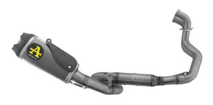 71979PKN Arrow Works HOMOLOGATED NICHROM "DARK" full system with Catalytic converter  SUZUKI GSX-8S /R 2022-2025
