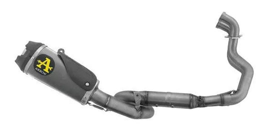 71979PKN Arrow Works HOMOLOGATED NICHROM "DARK" full system with Catalytic converter  SUZUKI GSX-8S /R 2022-2025
