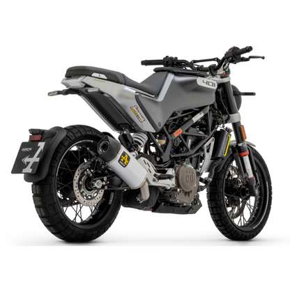 72631ak Arrow Husqvarna Svartpilen 401 2020-2024  Homologated Aluminum Indy Race Exhaust With Welded Link Pipe